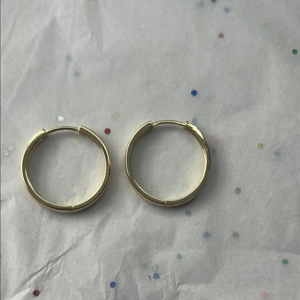 Gold Hoop Earrings